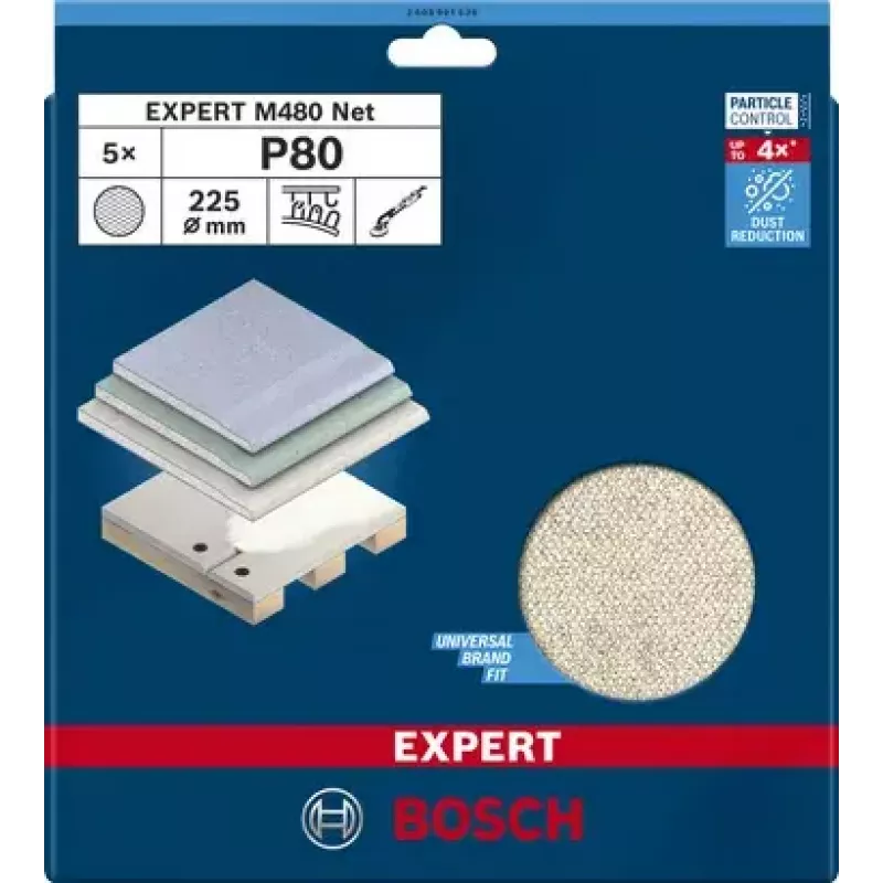 Šlifavimo tinklelis Bosch Expert M480 5 vnt. 2608901636