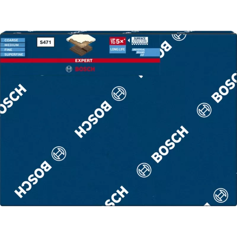 Šlifavimo kempinė Bosch 2608901678 Combi Block, skirta rankiniam medienos ir dažų šlifavimui, su užapvalinta briauna ir aštria puse, Bosch paviršiaus struktūra