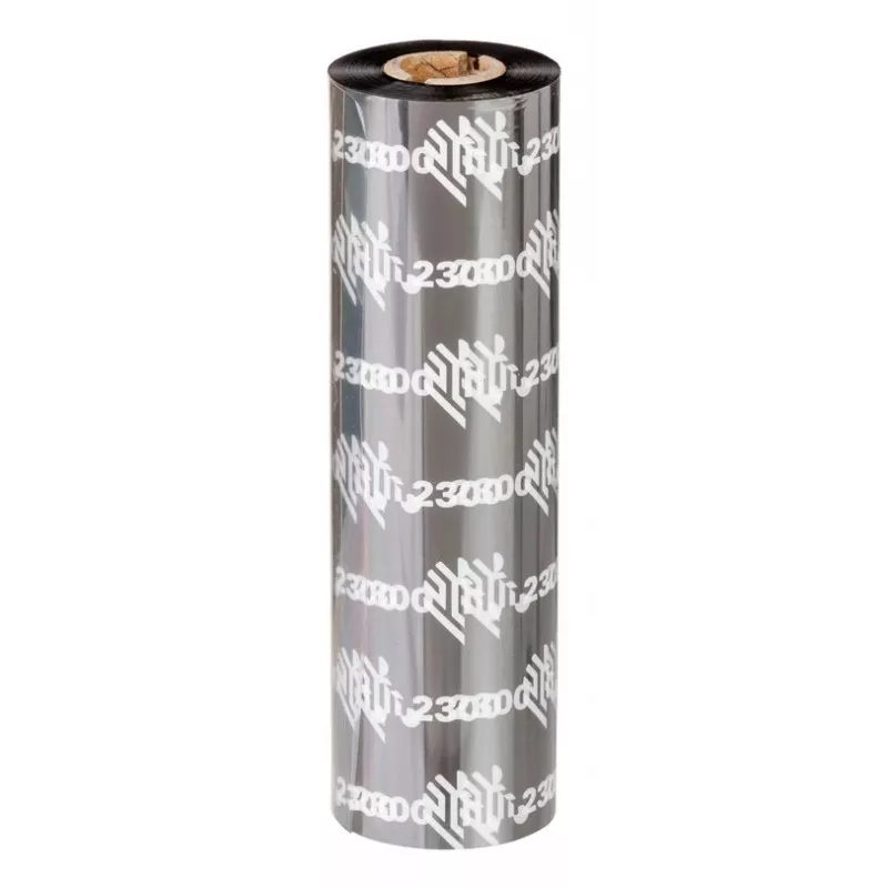 Zebra 2300 Wax terminio perkėlimo juostelė 74 m Juoda