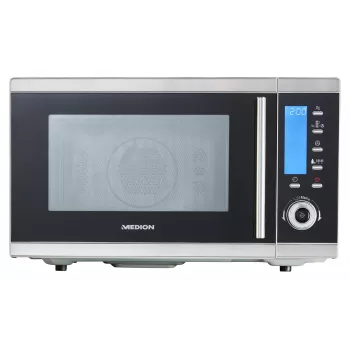 MEDION MD 15501 Juodos, nerūdijančio plieno Kombinuota mikrobangų krosnelė Pastatoma 25 L 900 W