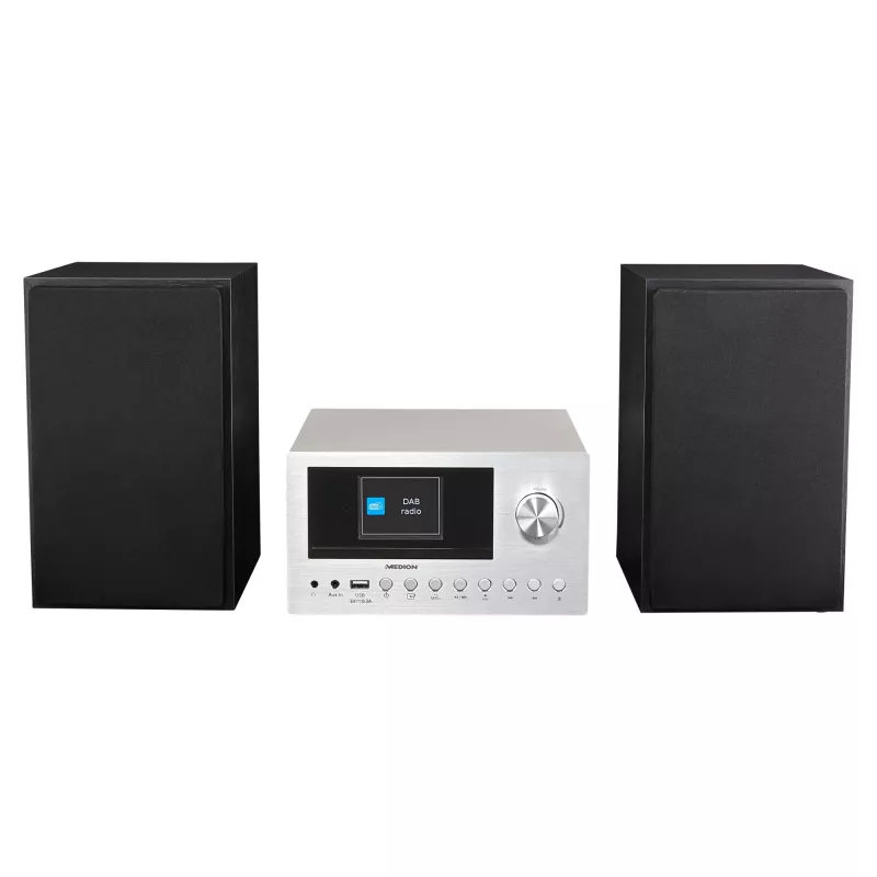 MEDION LIFE P85003 namų garso mikrosistema 30 W juoda, sidabrinė