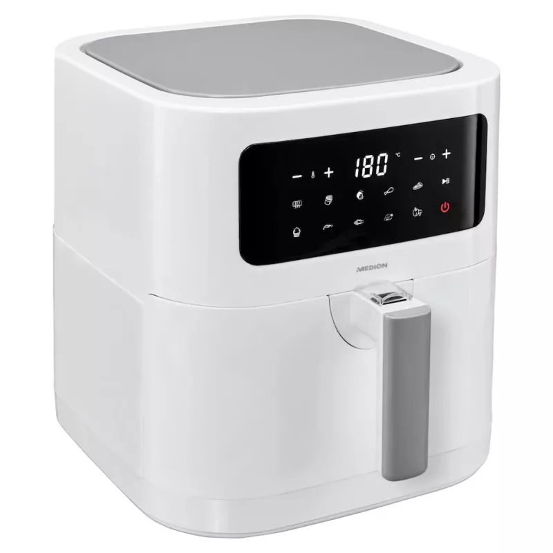 MEDION LIFE E40 XL vienos kameros 5,2 l atskirai stovinti karšto oro gruzdintuvė, balta
