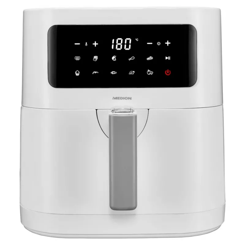 MEDION LIFE E40 XL vienos kameros 5,2 l atskirai stovinti karšto oro gruzdintuvė, balta