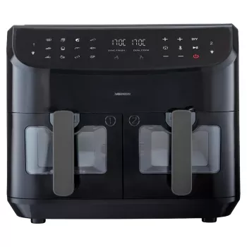 MEDION LIFE P20 Double 8,7 L 2600 W karšto oro gruzdintuvė Juoda