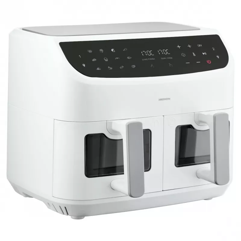 MEDION LIFE P20 Double 8,7 L 2600 W karšto oro gruzdintuvė balta
