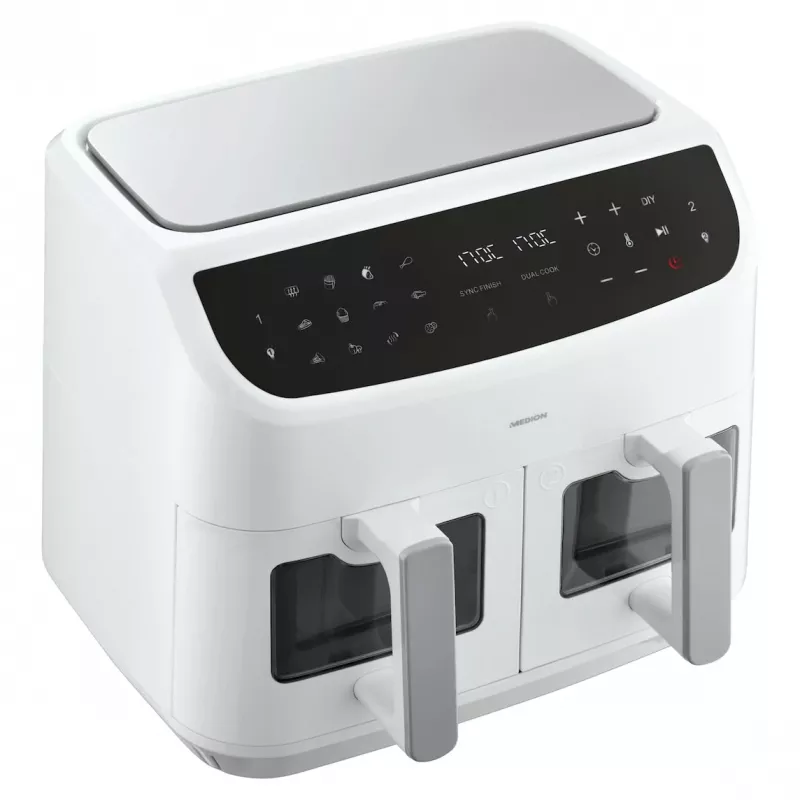 MEDION LIFE P20 Double 8,7 L 2600 W karšto oro gruzdintuvė balta