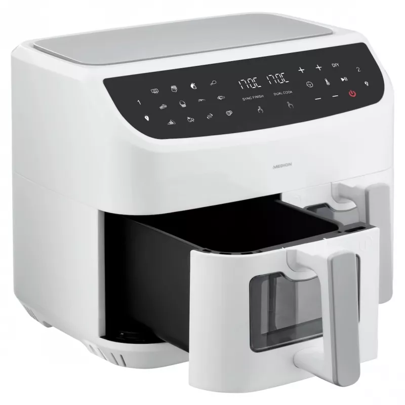 MEDION LIFE P20 Double 8,7 L 2600 W karšto oro gruzdintuvė balta