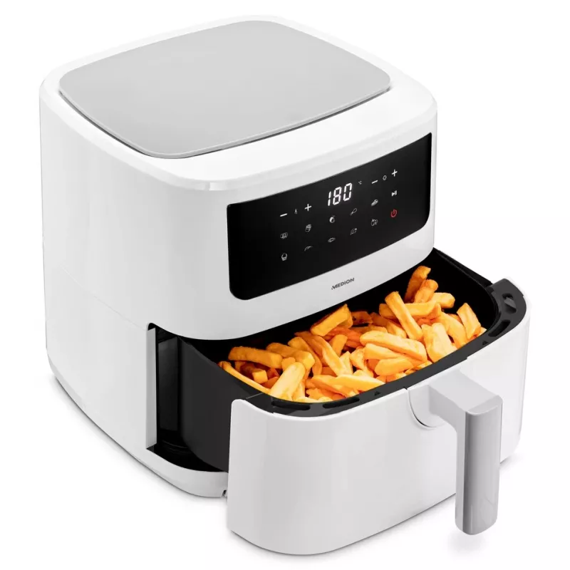 MEDION LIFE P10 XL Single 6,8 l 2150 W karšto oro gruzdintuvė balta