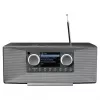 Internet radijas MEDION LIFE P85333 — DAB+ / FM, 12 W RMS, 2,8 colio TFT, Wi‑Fi 802.11a/b/g, 3,5 mm lizdas, pilka
