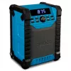 Nešiojamasis skaitmeninis radijas MEDION LIFE E65895 (MD 43895) — PLL imtuvas, 10 W RMS, LCD, Bluetooth 10 m, IP54, išorinė antena, juoda/mėlyna