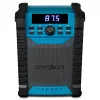 Nešiojamasis skaitmeninis radijas MEDION LIFE E65895 (MD 43895) — PLL imtuvas, 10 W RMS, LCD, Bluetooth 10 m, IP54, išorinė antena, juoda/mėlyna