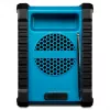 Nešiojamasis skaitmeninis radijas MEDION LIFE E65895 (MD 43895) — PLL imtuvas, 10 W RMS, LCD, Bluetooth 10 m, IP54, išorinė antena, juoda/mėlyna