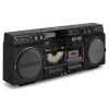 Muzikinė sistema MEDION LIFE P66538 — 20 W, 2 krypčių garsiakalbiai, DAB+/FM/PLL, Bluetooth, LCD ekranas, juoda