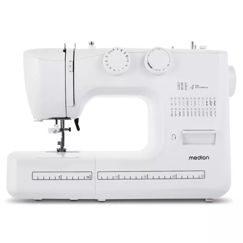 Siuvimo mašina MEDION LIFE SM60 Elektrinė 60W 3 šeivos Balta