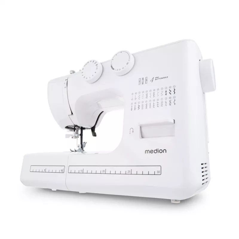 Siuvimo mašina MEDION LIFE SM60 Elektrinė 60W 3 šeivos Balta