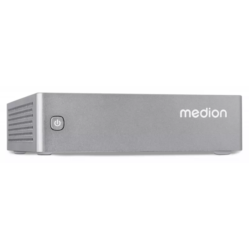 MEDION S06 MD35300 Intel® Core™ i5 i5-1335U 16 GB DDR4-SDRAM 512 GB SSD Mini PC sidabrinis