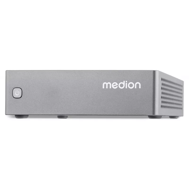 MEDION S06 MD35300 Intel® Core™ i5 i5-1335U 16 GB DDR4-SDRAM 512 GB SSD Mini PC sidabrinis