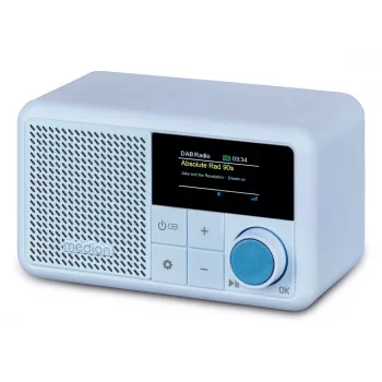 MEDION LIFE S66822 Nešiojamas skaitmeninis radijas, Aqua spalvos