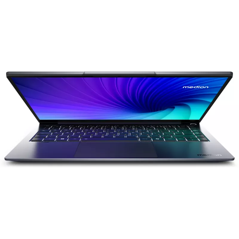 MEDION SPRCHRGD 14 S1 Elite MD62637 Snapdragon X1E-78-100 nešiojamasis kompiuteris 35,6 cm (14 colių) WQXGA+ 16 GB LPDDR5-SDRAM 512 GB SSD Wi-Fi 6E (802.11ax) Windows 11 Home US anglų kalba Pilka