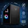 ERAZER Bandit P20 MD35462 Intel Core Ultra 7 265F 32 GB DDR5-SDRAM 1 TB SSD NVIDIA GeForce RTX 5070 Windows 11 Tower kompiuteris juodas