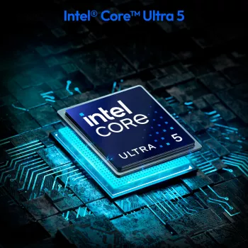 MEDION SPRCHRGD 14 S2 Copilot+ PC nešiojamasis kompiuteris su Intel Core Ultra 5 228V procesoriumi, 35,6 cm (14 colių) WQXGA+, 32 GB LPDDR5x-SDRAM, 512 GB SSD, Wi-Fi 7 (802.11be), Windows 11 Home, juodas