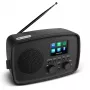 Internetinis radijas MEDION 50078817 — DAB+/FM, Wi‑Fi (802.11a/b/g), 5 W RMS, 2,4 colio TFT, juodas, Spotify palaikymas, IPX1