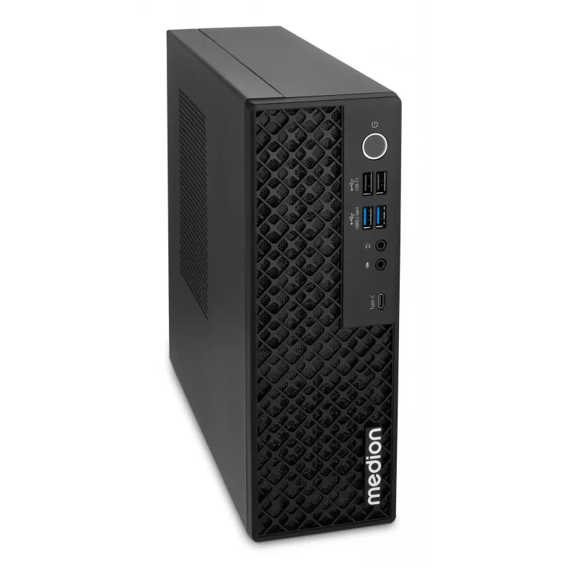 Mini kompiuteris MEDION PICOWORX T80III MD340020 — Intel Core Ultra 5 226V, 16 GB DDR5, 512 GB SSD, Intel Arc 130V, Windows 11 Home, juodas