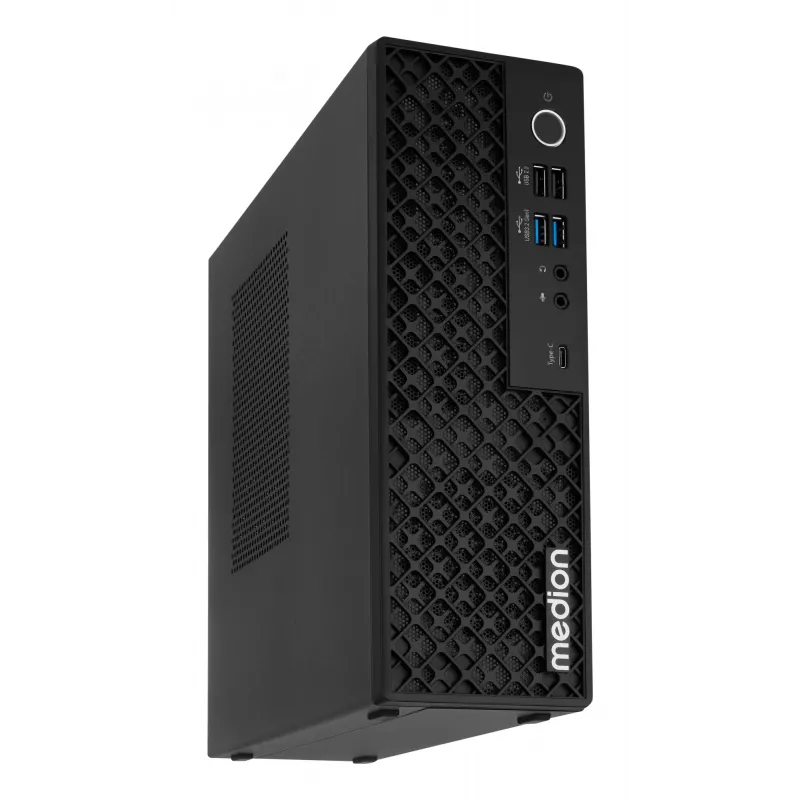 Mini kompiuteris MEDION PICOWORX T80III MD340020 — Intel Core Ultra 5 226V, 16 GB DDR5, 512 GB SSD, Intel Arc 130V, Windows 11 Home, juodas