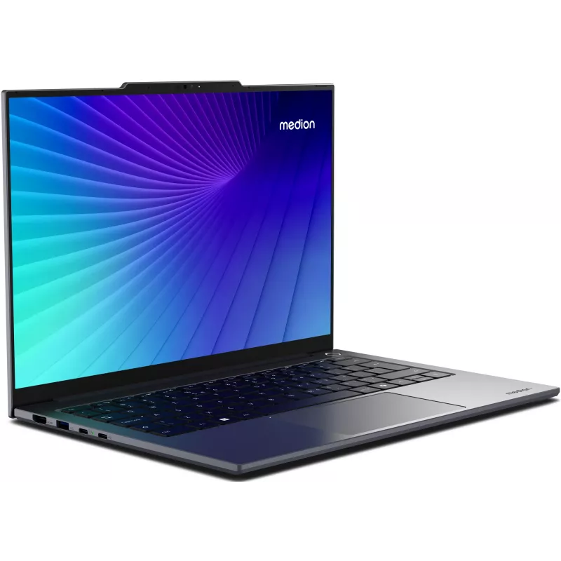 MEDION Signium 14 S1 MD600002 NL “Intel Core 5” 120U nešiojamasis kompiuteris 35,6 cm (14 colių) 2,8K 16 GB DDR4-SDRAM 512 GB SSD Wi-Fi 6 (802.11ax) “Windows 11 Home” pilkas