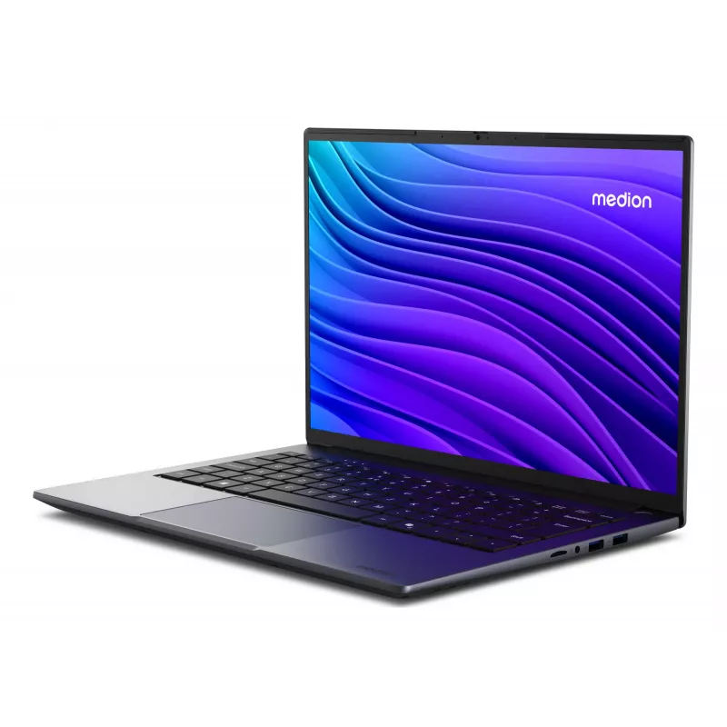 MEDION Avantum 14 E1e Intel® Celeron® N N4500 Nešiojamasis kompiuteris 35.6 cm (14 colių) Full HD 8 GB DDR4-SDRAM 256 GB Flash Wi-Fi 6 (802.11ax) Windows 11 Home Pilka