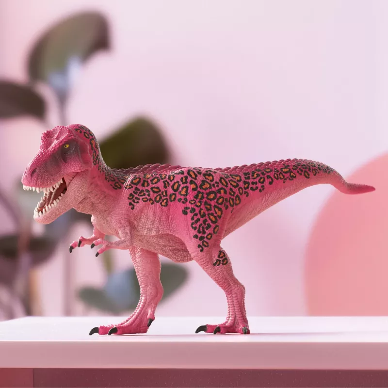 schleich Dinozaurai Animal print T-Rex, 3 m., Dinozaurai ir ugnikalnis, Tyrimų stotis, Specialus, Įvairiaspalvis, 1 vnt.