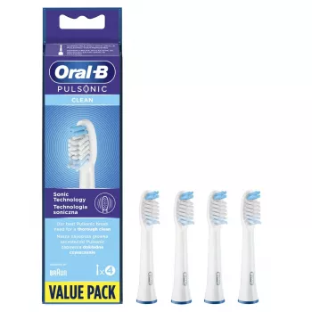 Oral-B Pulsonic Clean 4 vnt. Balta