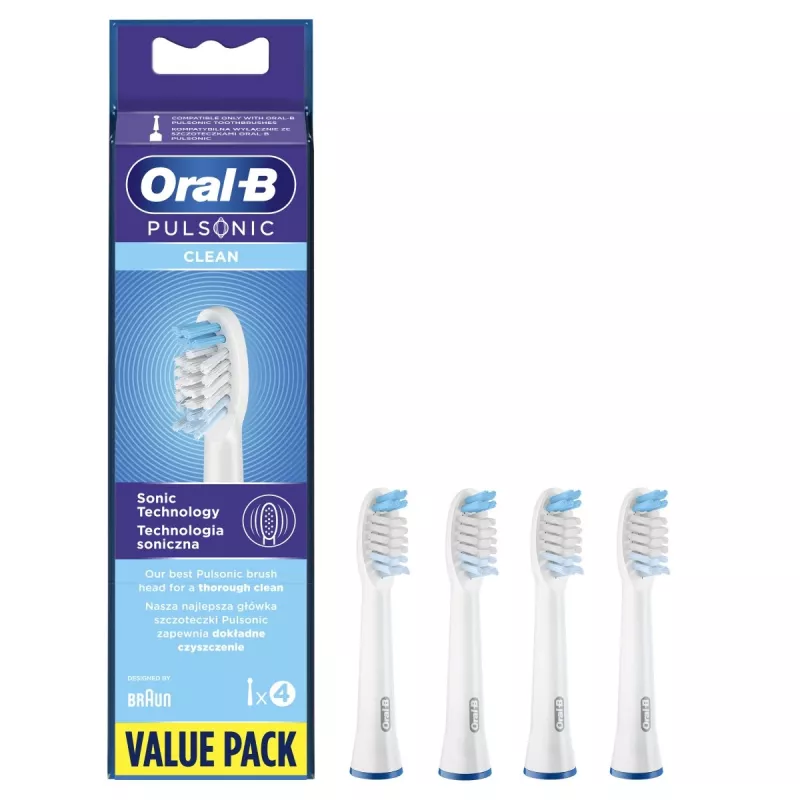 Oral-B Pulsonic Clean 4 vnt. Balta