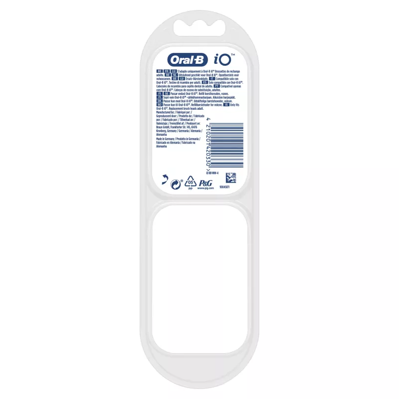 Oral-B 80365502 dantų šepetėlio galvutė 4 vnt. Balta