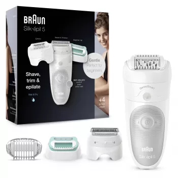 Braun Silk-épil 5 81770430 epiliatorius 28 pincetai Balta