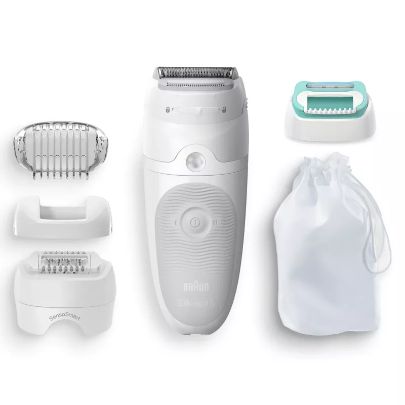 Braun Silk-épil 5 81770430 epiliatorius 28 pincetai Balta