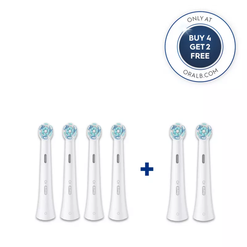Oral-B 4210201434757 dantų šepetėlio galvutė 6 vnt. Balta