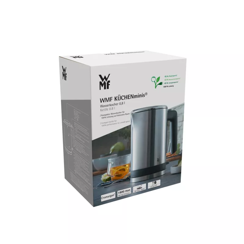 WMF KITCHENminis 0413140011 elektrinis virdulys 0,8 l 1960 W nerūdijantis plienas