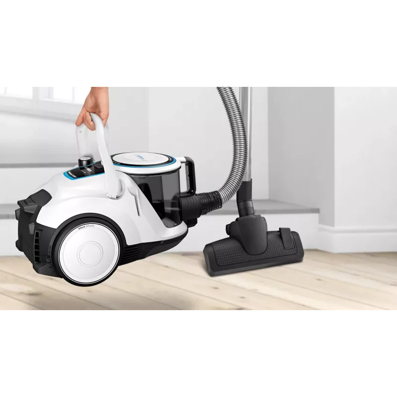 Bosch Serie 6 BGC41LSIL dulkių siurblys 2,4 L Cilindrinis dulkių siurblys Sausas valymas 600 W Be maišelio