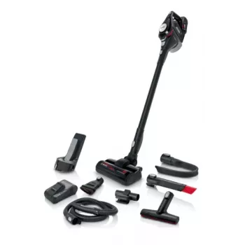 Bosch Serie 8 BSS825CARP belaidis siurblys/elektrinė šluota 2-in-1 belaidis siurblys Baterija Sausas Be maišelio Juodas