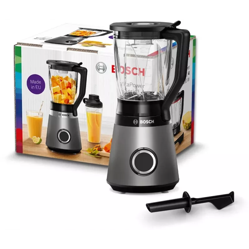 Bosch MMB6172SN stalinis trintuvas 1,5 l 1200 W juodas, nerūdijantis plienas