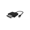 ICY BOX IB-CR402-C31 kortelių skaitytuvas USB 3.1 (Gen 2) Type-C™ juoda