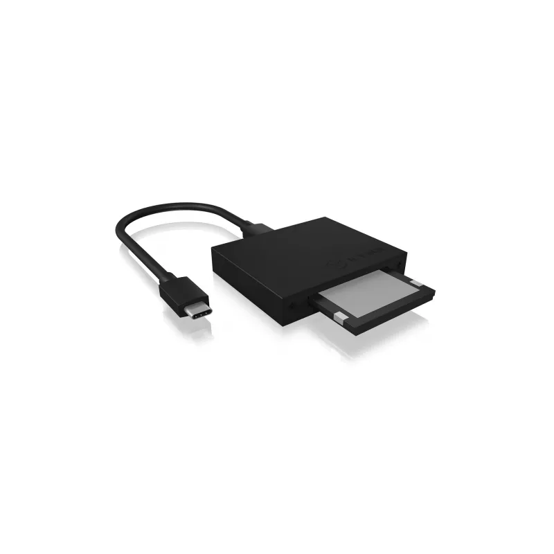 ICY BOX IB-CR402-C31 kortelių skaitytuvas USB 3.1 (Gen 2) Type-C™ juoda