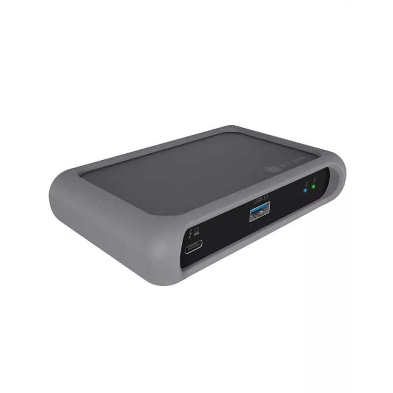 ICY BOX IB-HUB801-TB4 Thunderbolt 4 40000 Mbit/s antracitinis, juodas