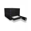 ICY BOX IB-574SSK-12G 8,89 cm (3,5 colio) galinė plokštė, juoda