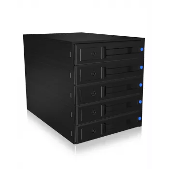 ICY BOX IB-575SSK-12G 8,89 cm (3,5 colio) galinė plokštė Juoda