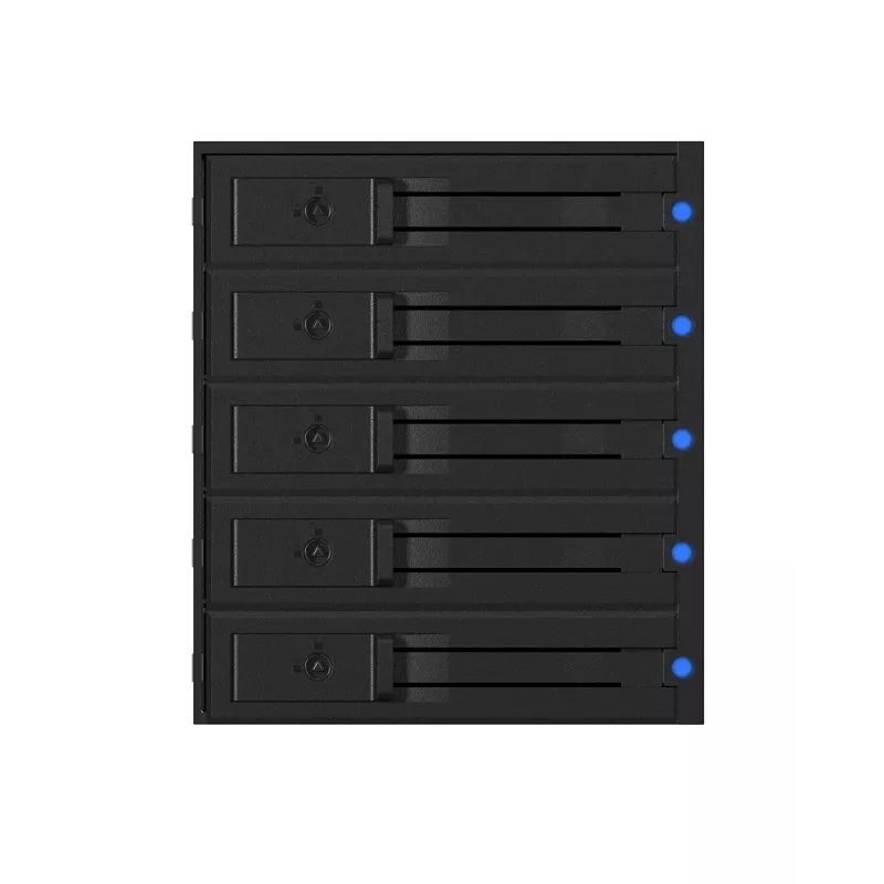 ICY BOX IB-575SSK-12G 8,89 cm (3,5 colio) galinė plokštė Juoda