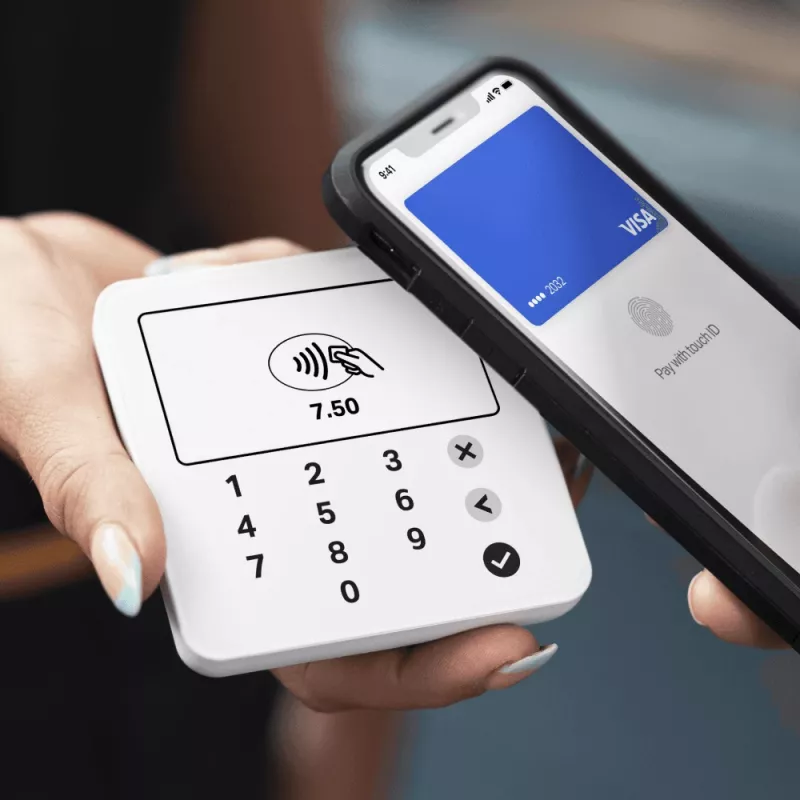 SumUp Solo Lite išmanusis kortelių skaitytuvas Baterija Bluetooth Balta