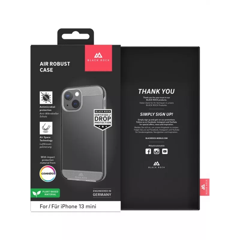 Hama Air Robust mobiliojo telefono dėklas 13,7 cm (5,4 colio) Dangtelis Skaidrus