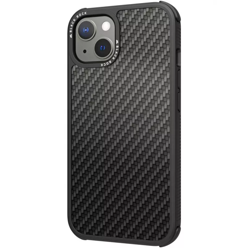 Hama Robust Real Carbon mobiliojo telefono dėklas 15,5 cm (6,1 colio) Dangtelis Juodas